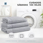 Sábana American Family 144 Hilos Cuadra King