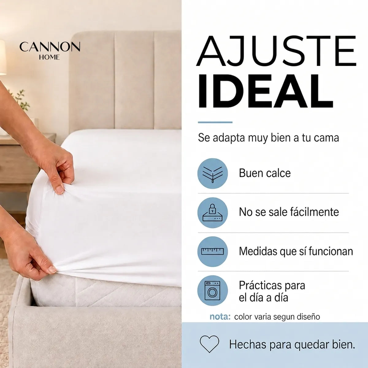 Juego Sábana Cannon 200 Hilos 2 Plazas Fawn