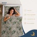 Quilt Breda 1.5 Plazas Verde