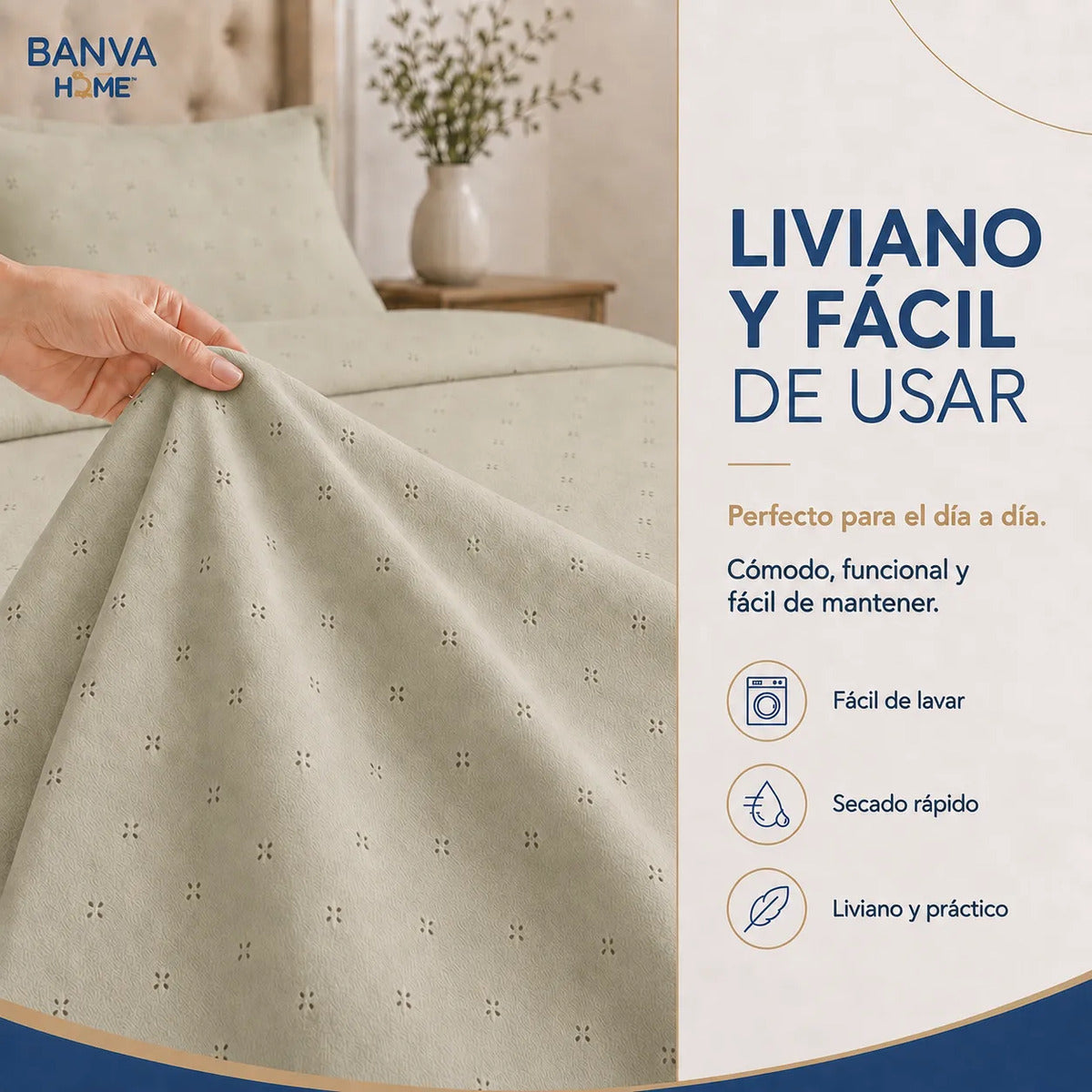 Quilt Roma King Oliva