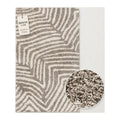 Shaggy Peluda Guiza Beige 100x50