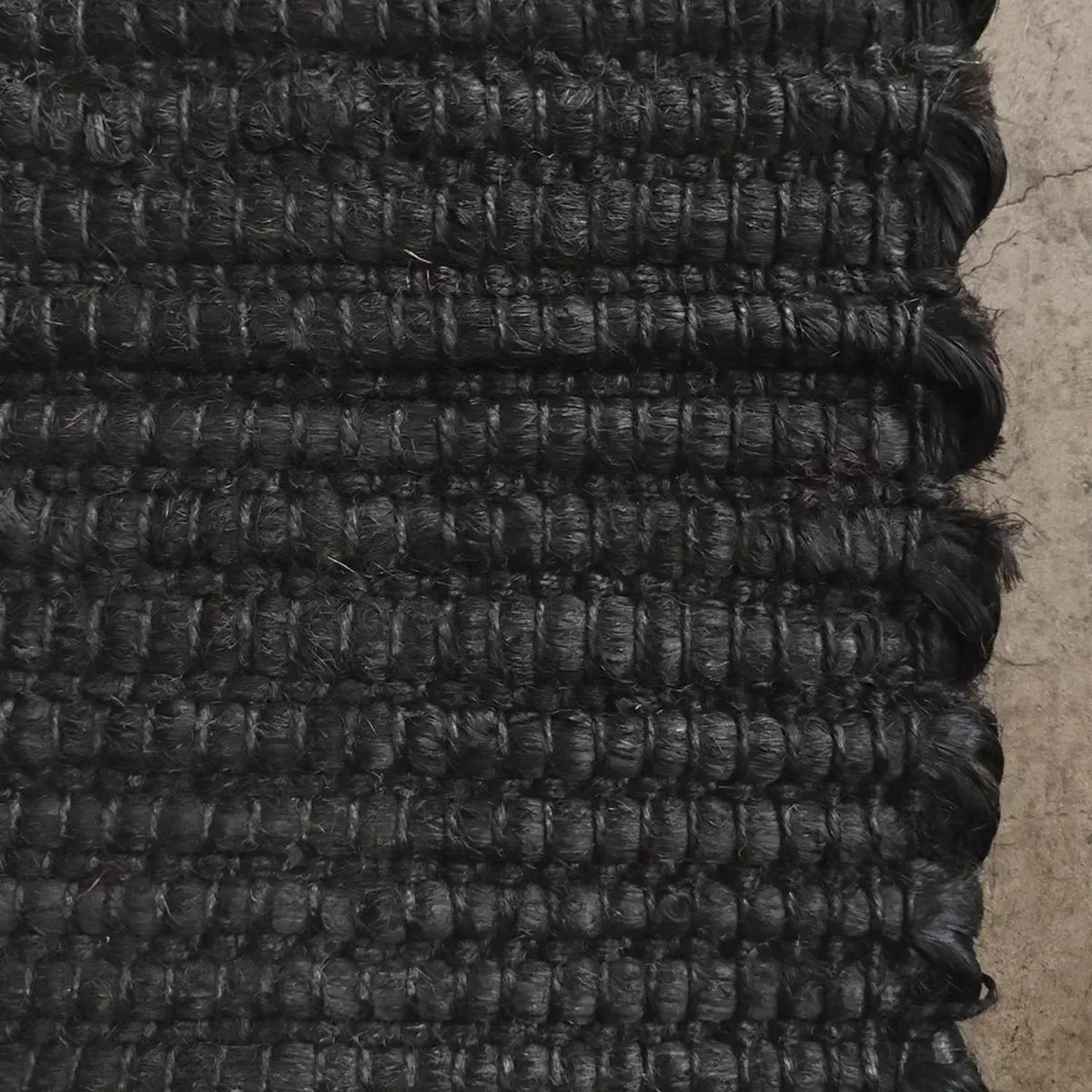 Jute Fibra Natural Bombay Negro 60x90