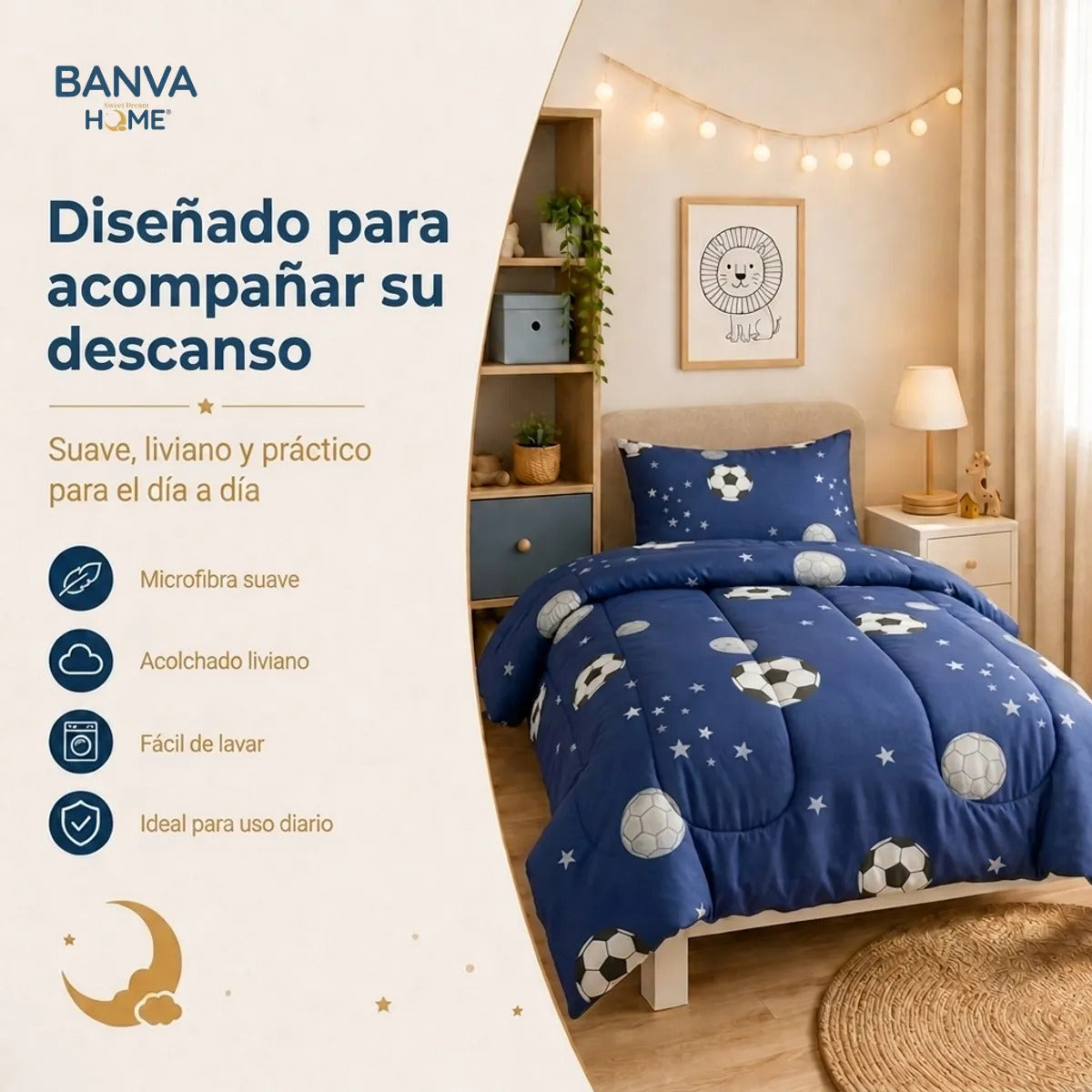 Plumón Infantil Ball