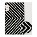 Shaggy Peluda Guiza Negro 100x50
