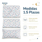 Sábana Illusions 144 Hilos Infantil Stellar 1.5 Plazas