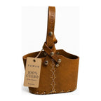 Bolso Matero Café 2 Compartimientos Chico