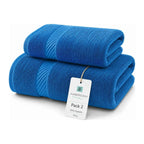 Juego Toalla American Family Azul 350gr