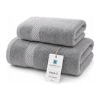 Juego Toalla American Family Gris 350gr