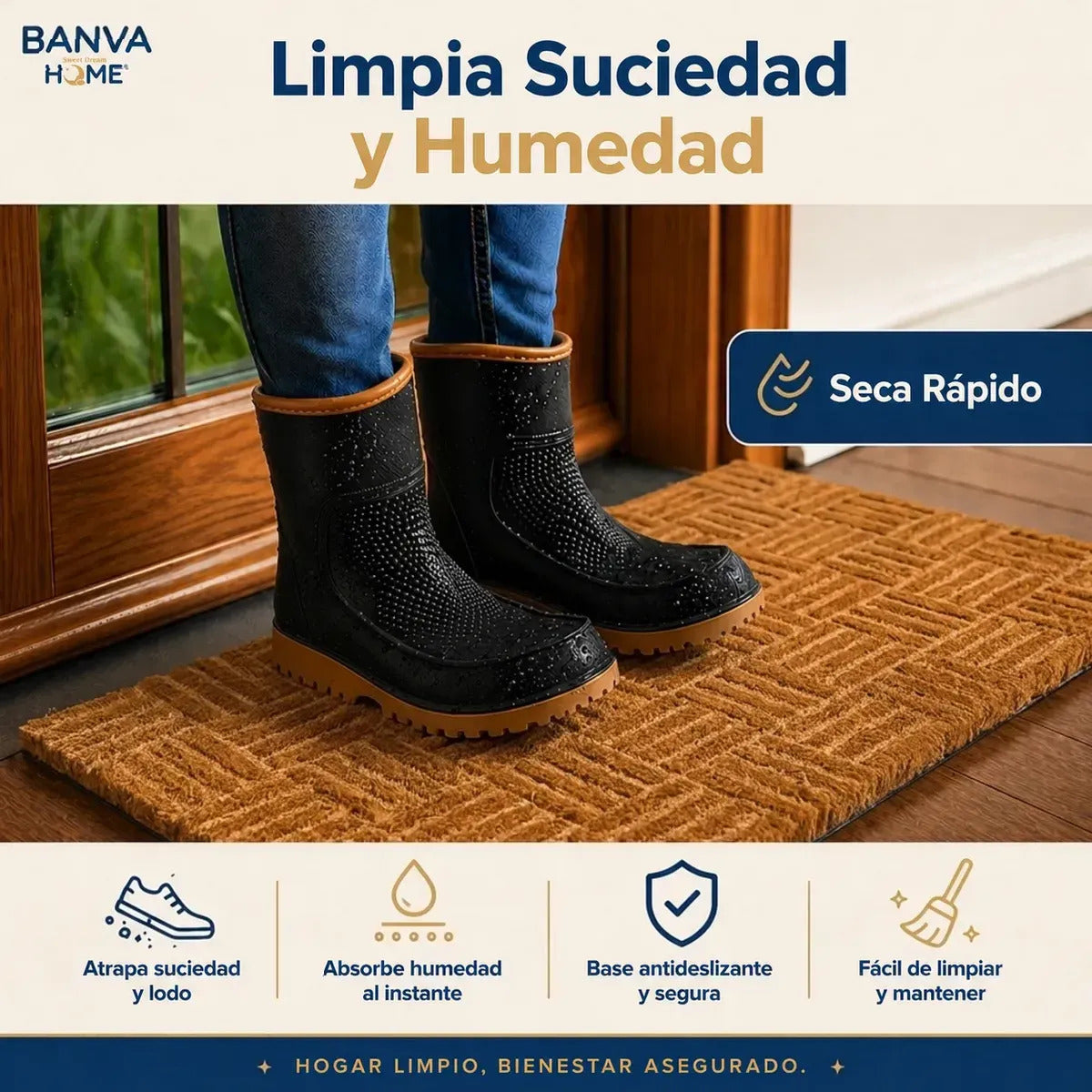 Limpiapies Coco Pattern 60x40