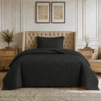 Quilt Atenas 1.5 Plazas Negro