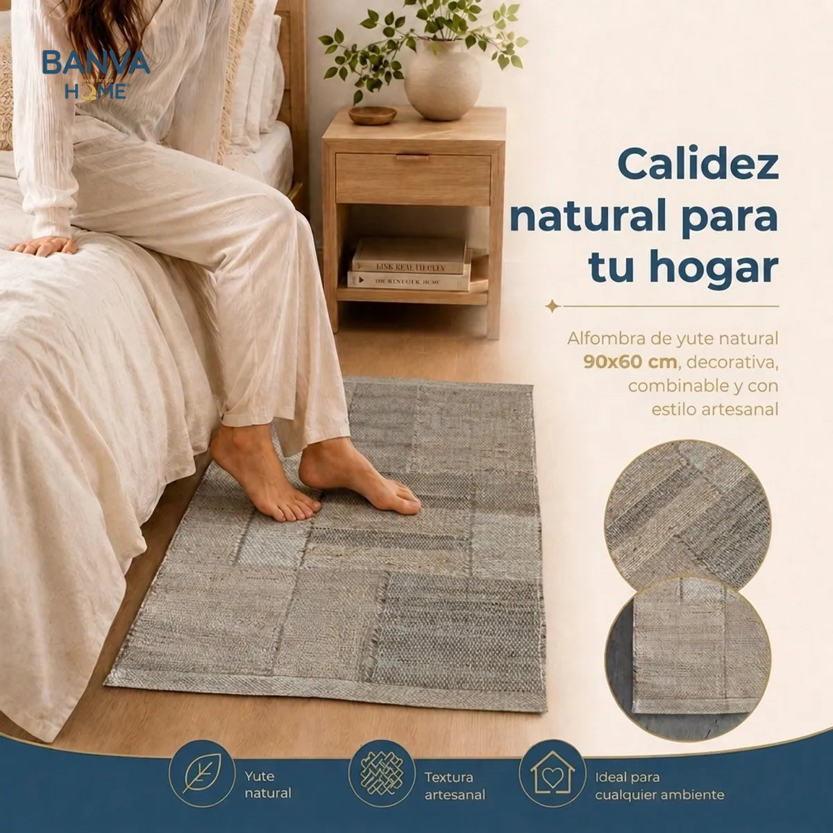 Jute Fibra Natural Katia 60x90