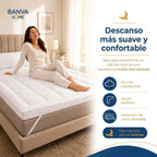 Topper Illusions 1.5 Plazas Blanco