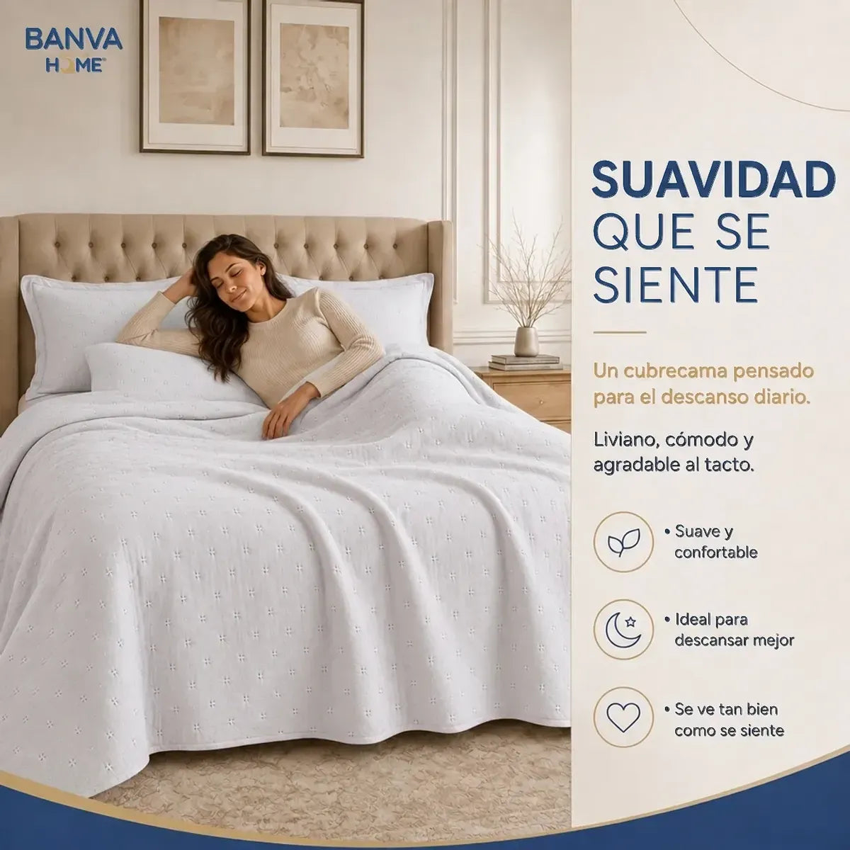 Quilt Roma 2 Plazas Blanco