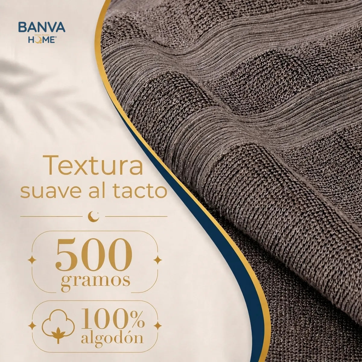 Juego Toalla 500g Beige