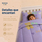 Plumón Infantil Bunnie Rosa