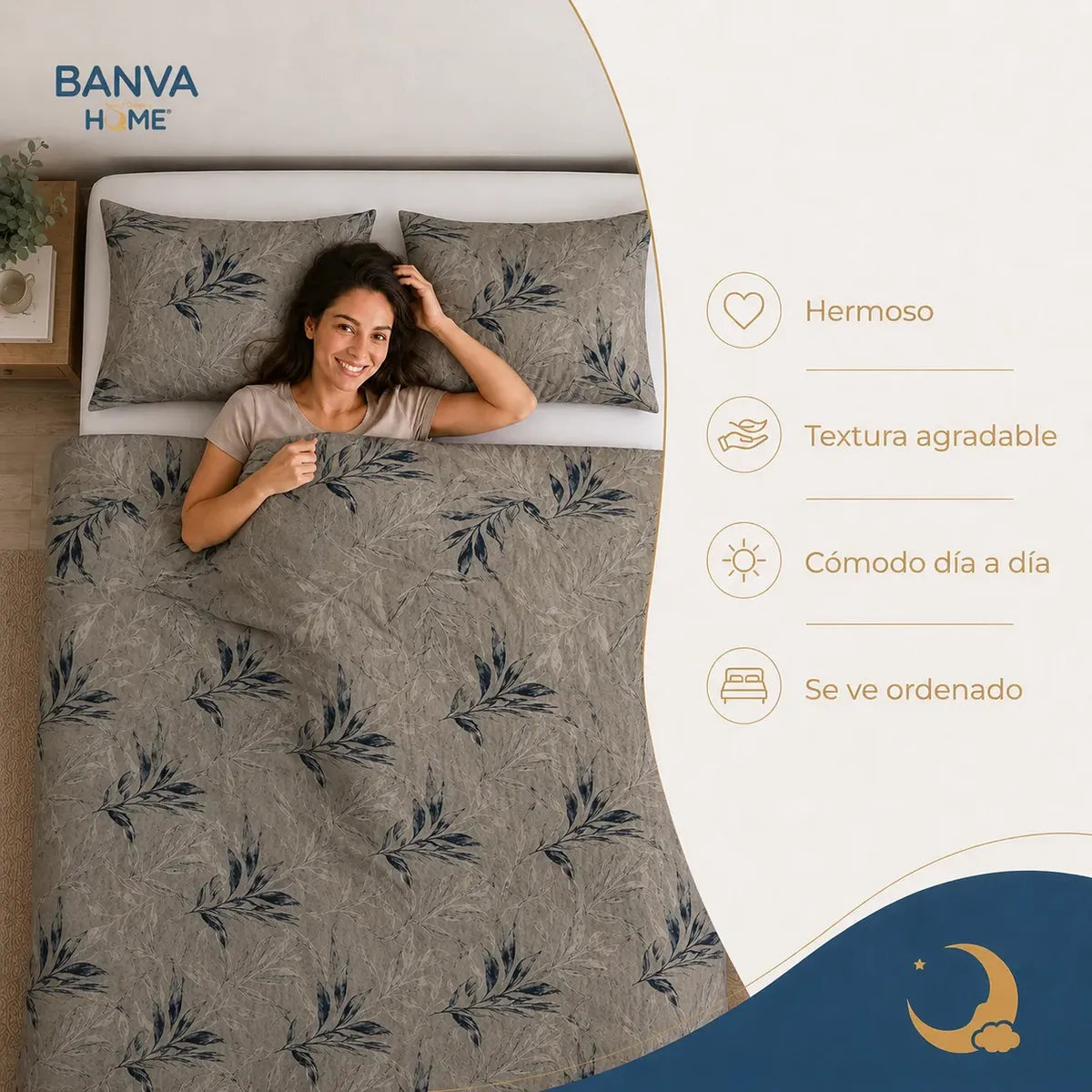 Quilt Breda Súper King Beige