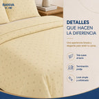 Quilt Roma 1.5 Plazas Butter