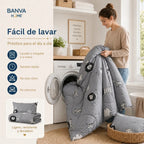 Plumón Infantil Selva Gris