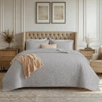 Quilt Roma 2 Plazas Gris