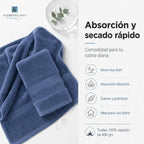 Juego 4 Toalla American Family Stone 400gr