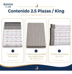 Juego Sábana Illusions 180 Hilos Golet King