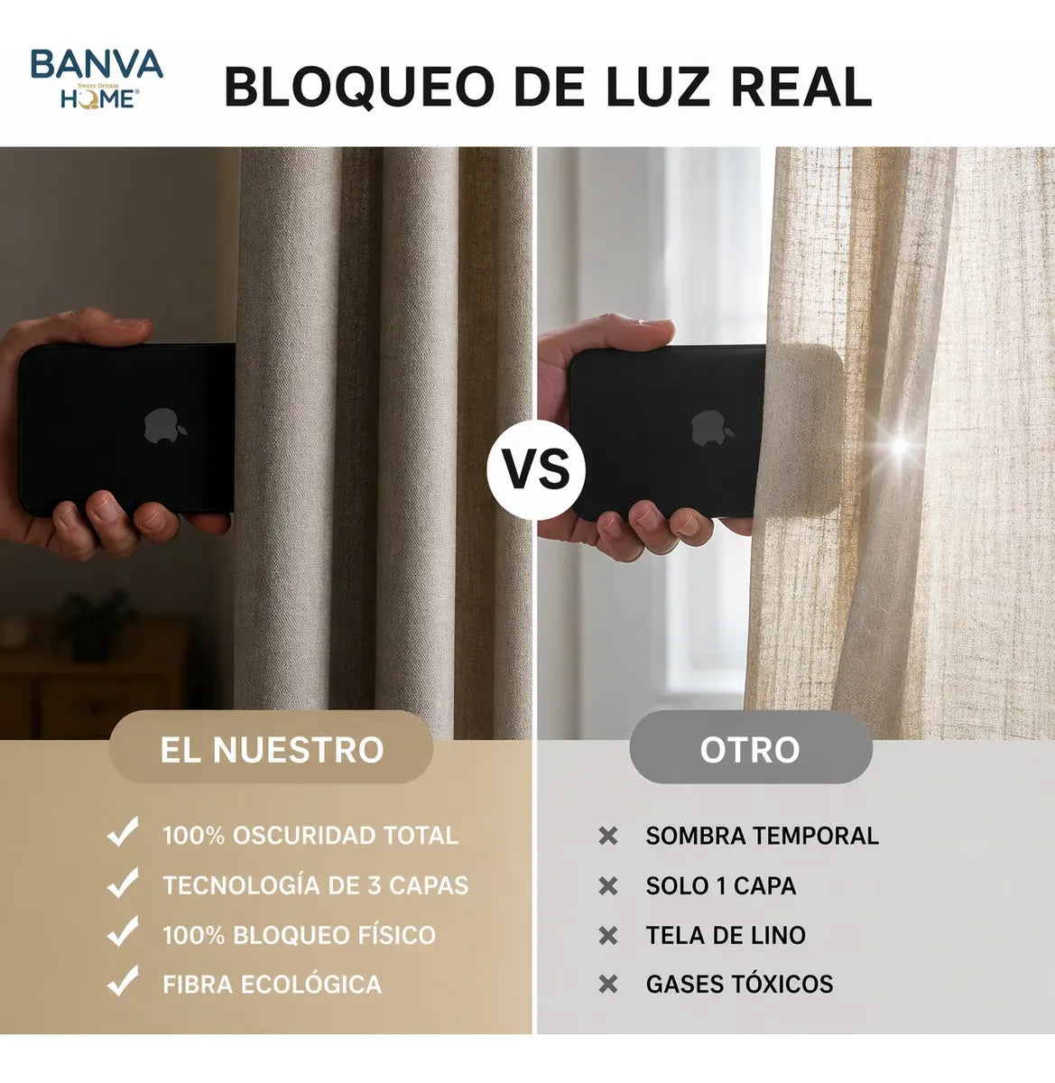 Set Cortinas Black Out Liso Moka 140x220
