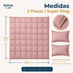 Plumón Valencia Embossed Rosa Súper King
