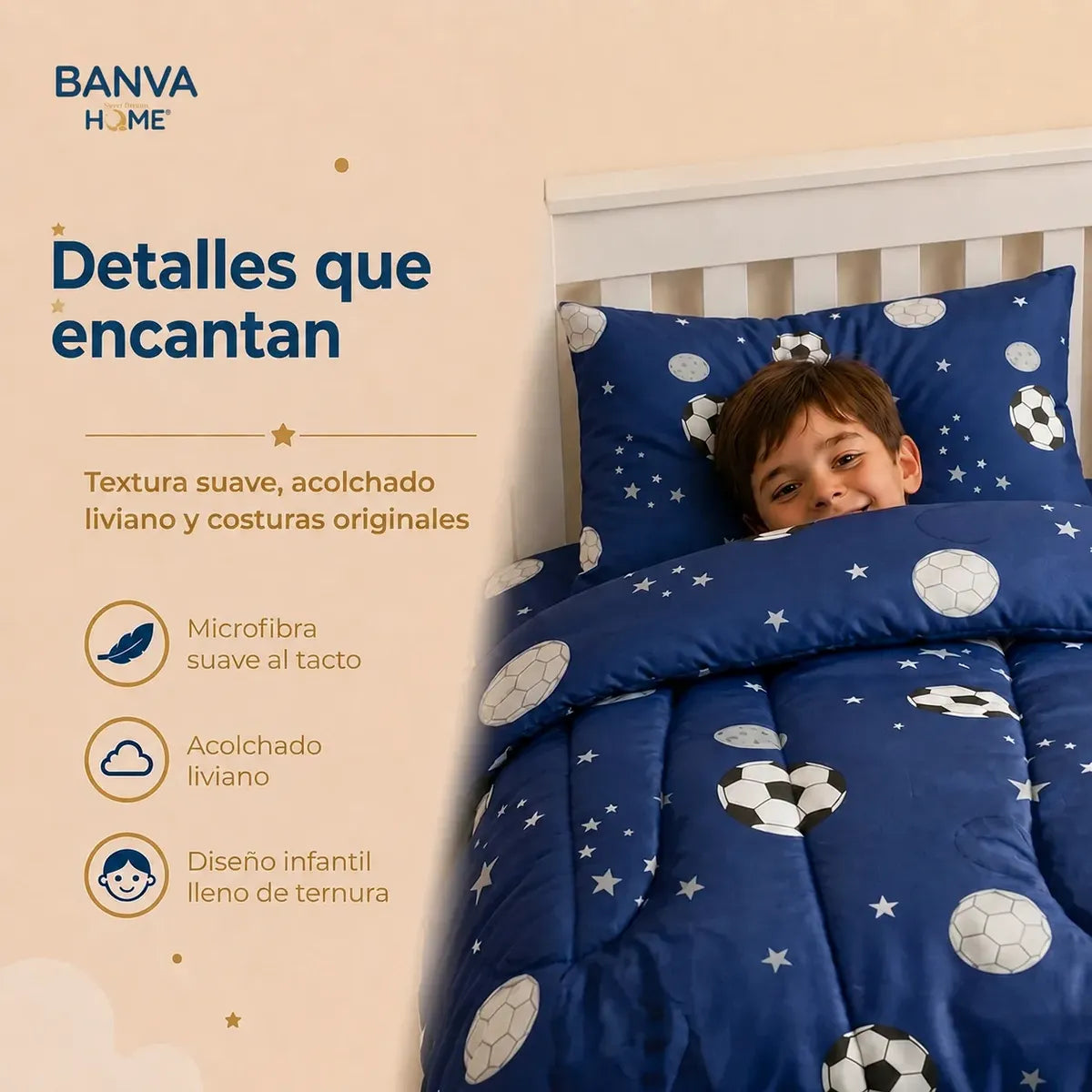 Plumón Infantil Ball
