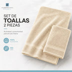 Juego Toalla American Family Crema 350gr