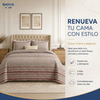 Quilt Bruselas King Canela