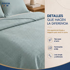 Quilt Atenas 2 Plazas Aqua