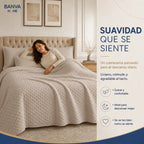 Quilt Atenas 2 Plazas Beige