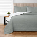 Quilt Sherpa 1.5 Plazas Gris
