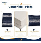 Juego Sábana Illusions 144 Hilos Liso 1 Plaza Arcen