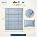 Plumón Valencia Embossed Sky 1.5 Plazas