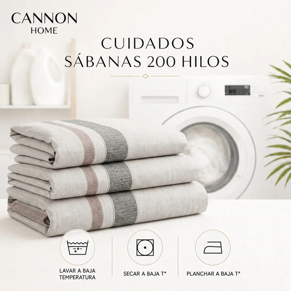 Juego 2 Sábana Cannon 200 Hilos 2 Plazas Drift