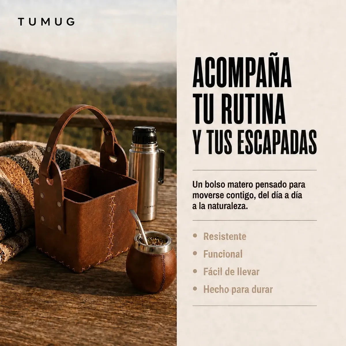 Bolso Matero Marrón