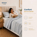Quilt Breda 2 Plazas Gris