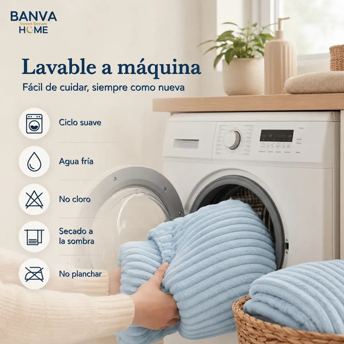 Manta Illusions Flannel Relieve Celeste 150x130 500gr
