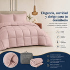 Plumón Valencia Embossed Rosa King