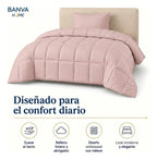 Plumón Valencia Embossed Rosa 1.5 Plazas