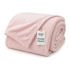Frazada Illusions Flannel Liso 1.5 Plazas Rosa 500gr