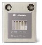 Set Cortinas Velo Lino Liso Beige