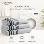 Sábana Cannon 200 Hilos Stone King