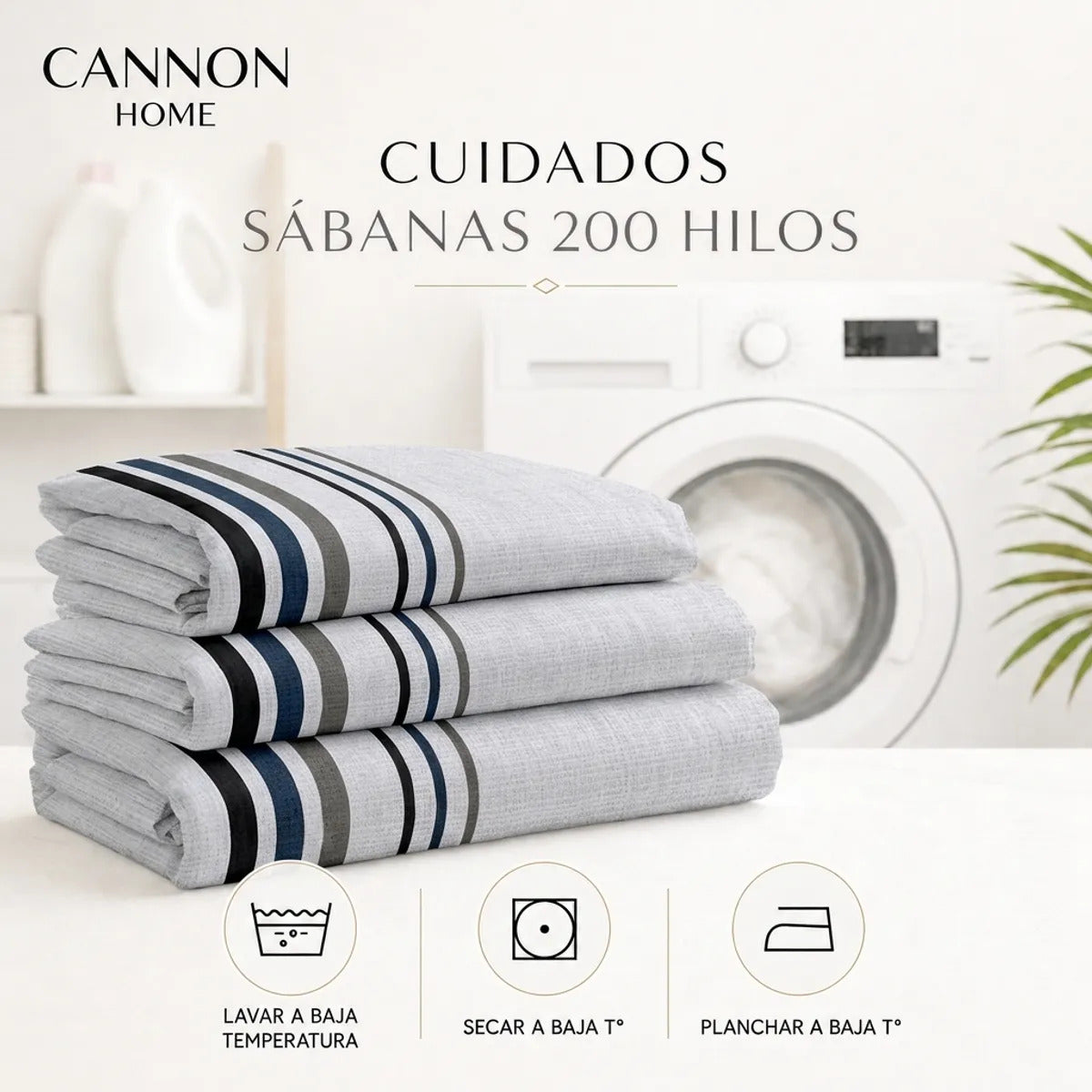 Sábana Cannon 200 Hilos Stone King