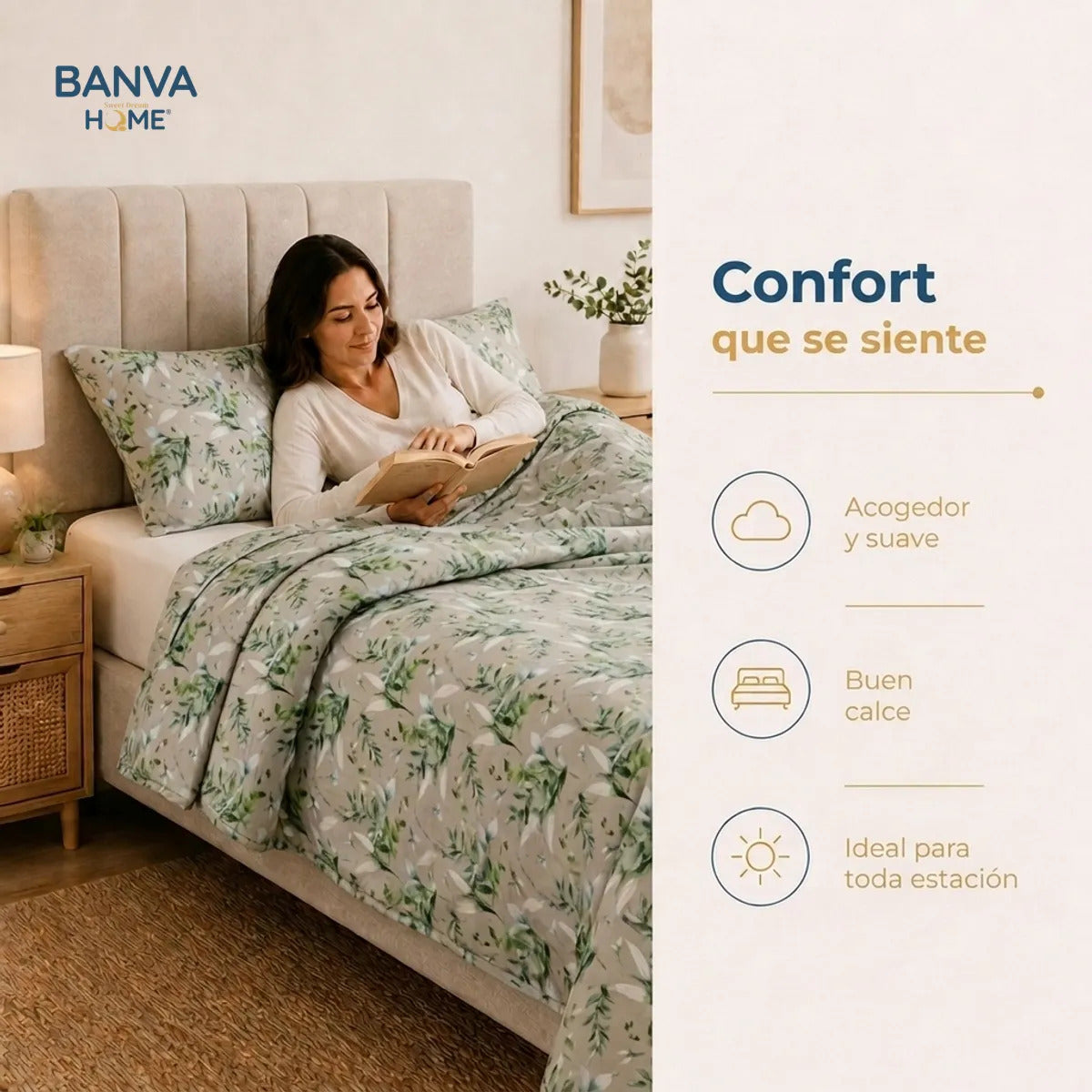 Quilt Breda King Verde