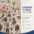 Quilt Bruselas King Marrón