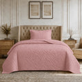 Quilt Atenas 1.5 Plazas Rosa