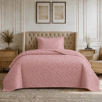 Quilt Atenas 1.5 Plazas Rosa