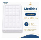 Topper Illusions 1.5 Plazas Blanco